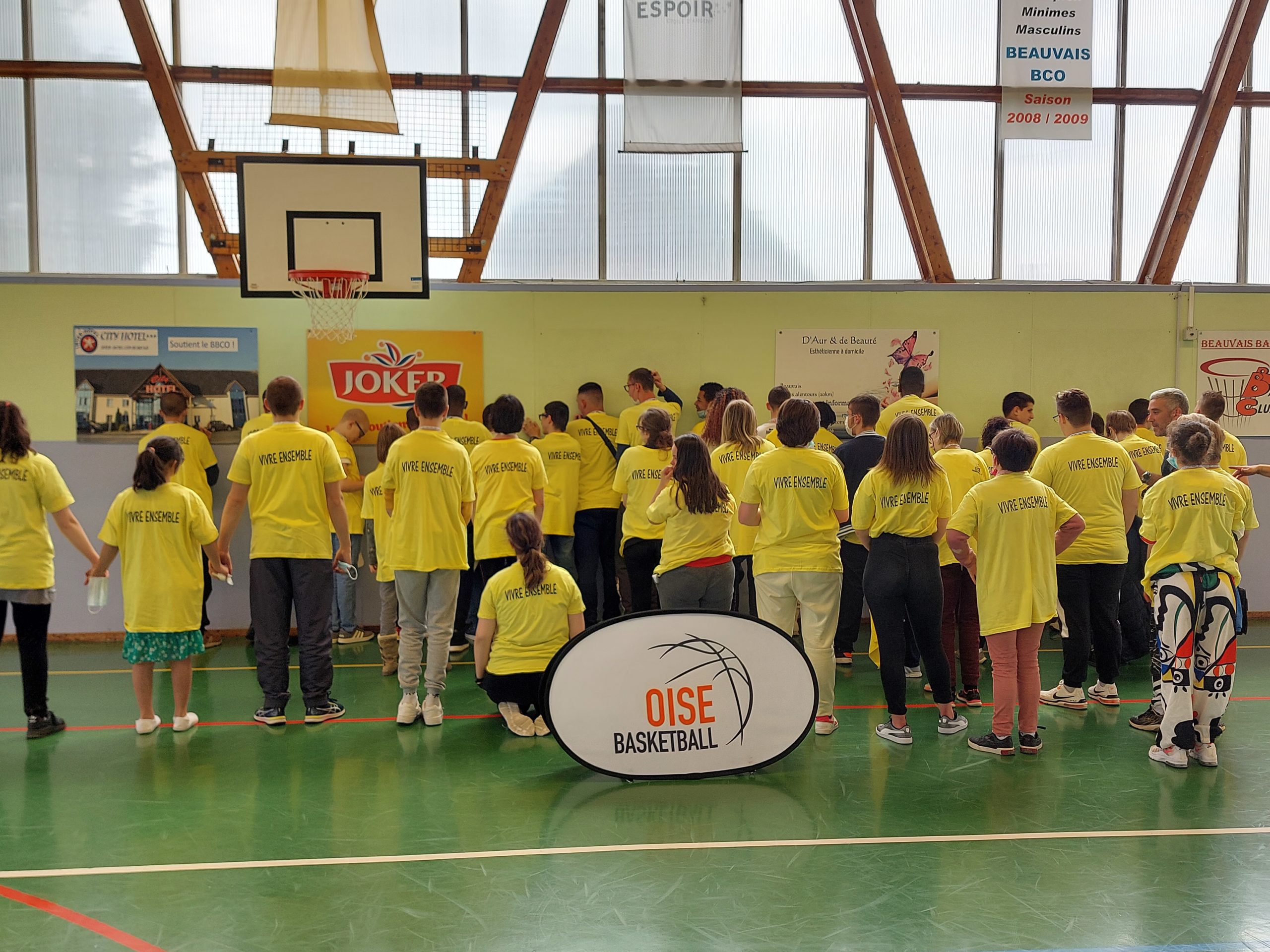 140 jeunes en situation de handicap participent à deux journées dédiées au basketball