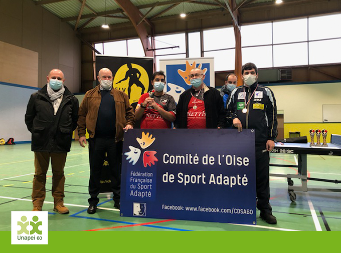 Un résident de La Liovette aux championnats de France de tennis de table adapté