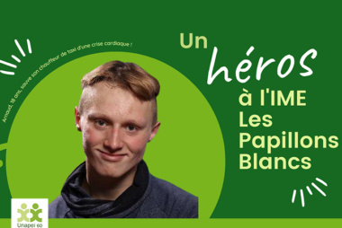 ou comment Arnaud, un jeune homme de 18 ans en situation de handicap, accompagné par l’IME Les Papillons Blancs à Beauvais a sauvé la vie de son chauffeur de taxi.