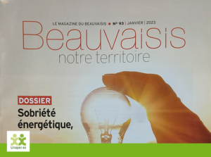 Une du magazine Beauvaisis notre territoire à l'intérieur duquel une double page est dédiée au Duoday, événement annuel auquel ont participé des travailleurs de l'ESAT du Thérain.