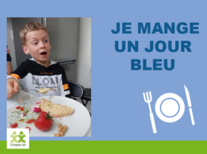 Le SESSAD de l'Unapei de l'Oise met en place un programme de rééducation des troubles alimentaires chez les jeunes autistes : "je mange un jour bleu"