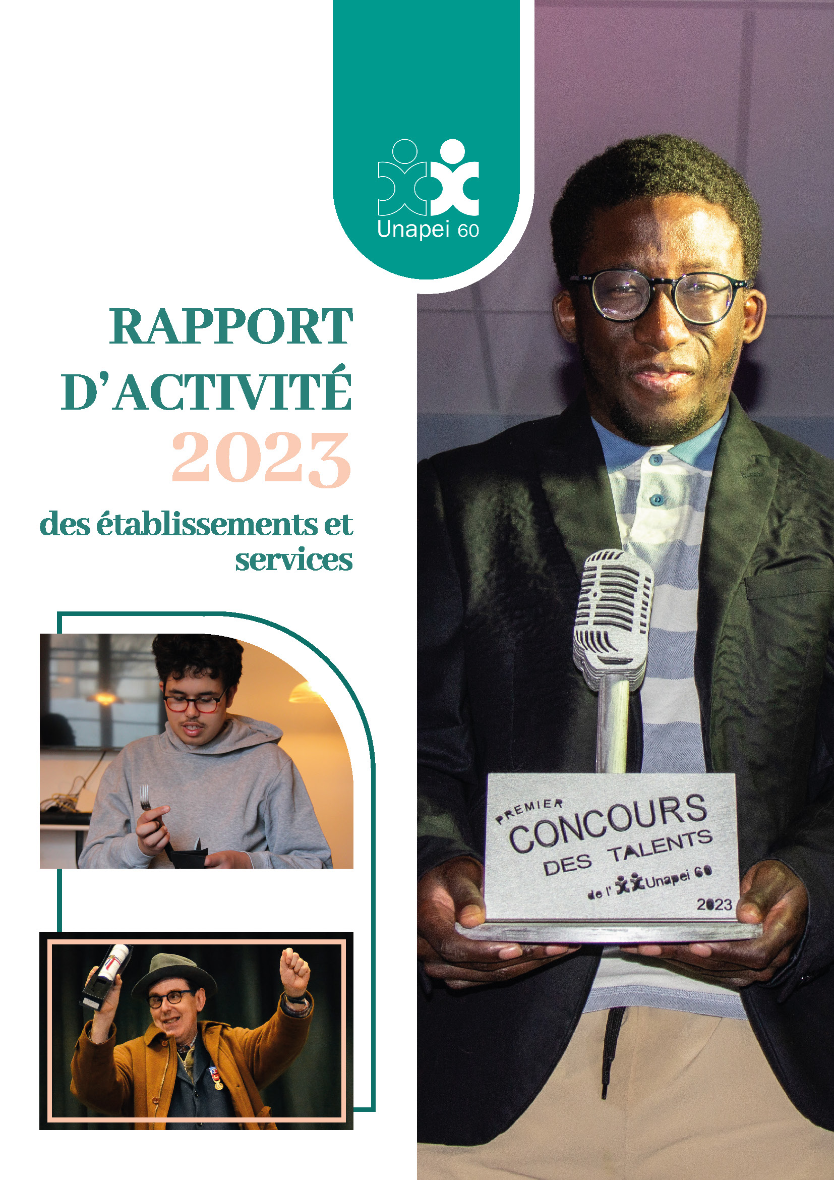 Rapport d'activité 2023 des établissements et services | couverture