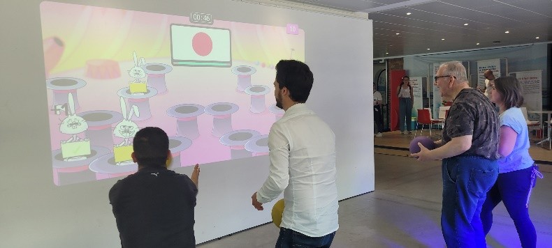 animations à la journée de clôture du projet PowerPid