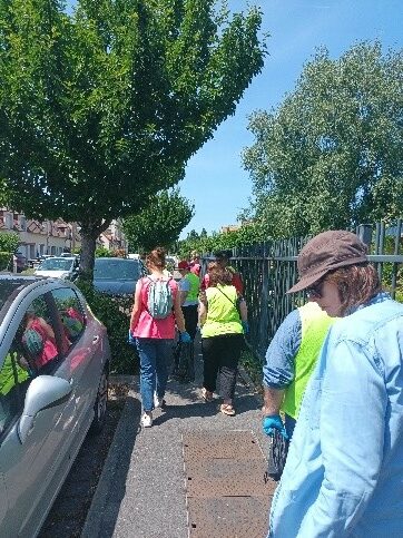 opération ramassage des déchets pour les usagers du FAM et les adhérents du GEM