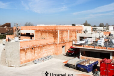 Visite du chantier de reconstruction de la MAS La Clarée de Beauvais